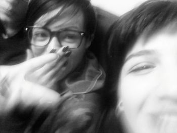 Portrait of young woman