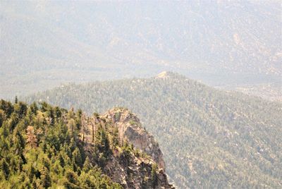 High angle view of mountains