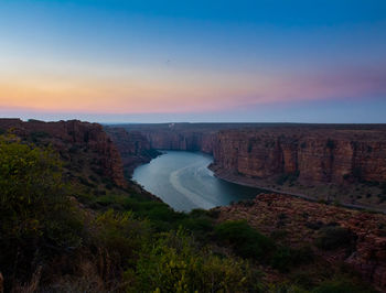 Gandikota grand canyon of india tourism place located at kadapa, andhra pradesh