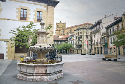 A glimpse of oiartzun, a small village not far from san sebastian, in spain