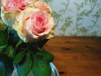 Close-up of rose bouquet