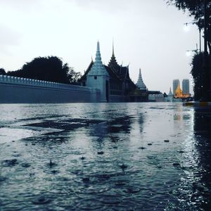 View of temple against sky