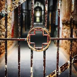 Full frame shot of metal grate