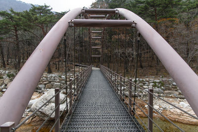 Bridge over railroad tracks