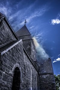 Low angle view of building against sky