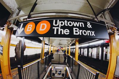 Railroad station platform