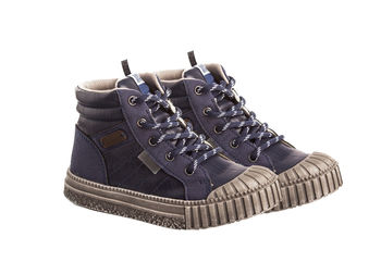 Close-up of shoes over white background