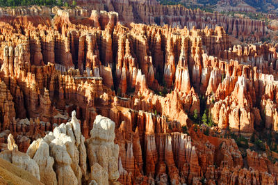 Panoramic view of rock formations