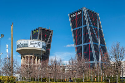 Low angle view of skyscraper