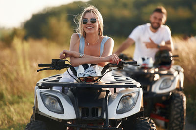 Atv Man Woman