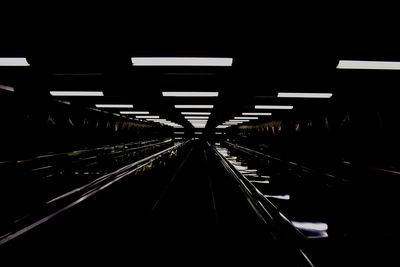 Train at railroad station platform