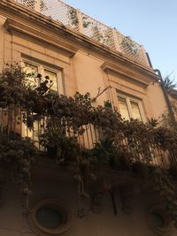 Low angle view of building against sky