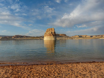 View of the lone star rock - utah - usa