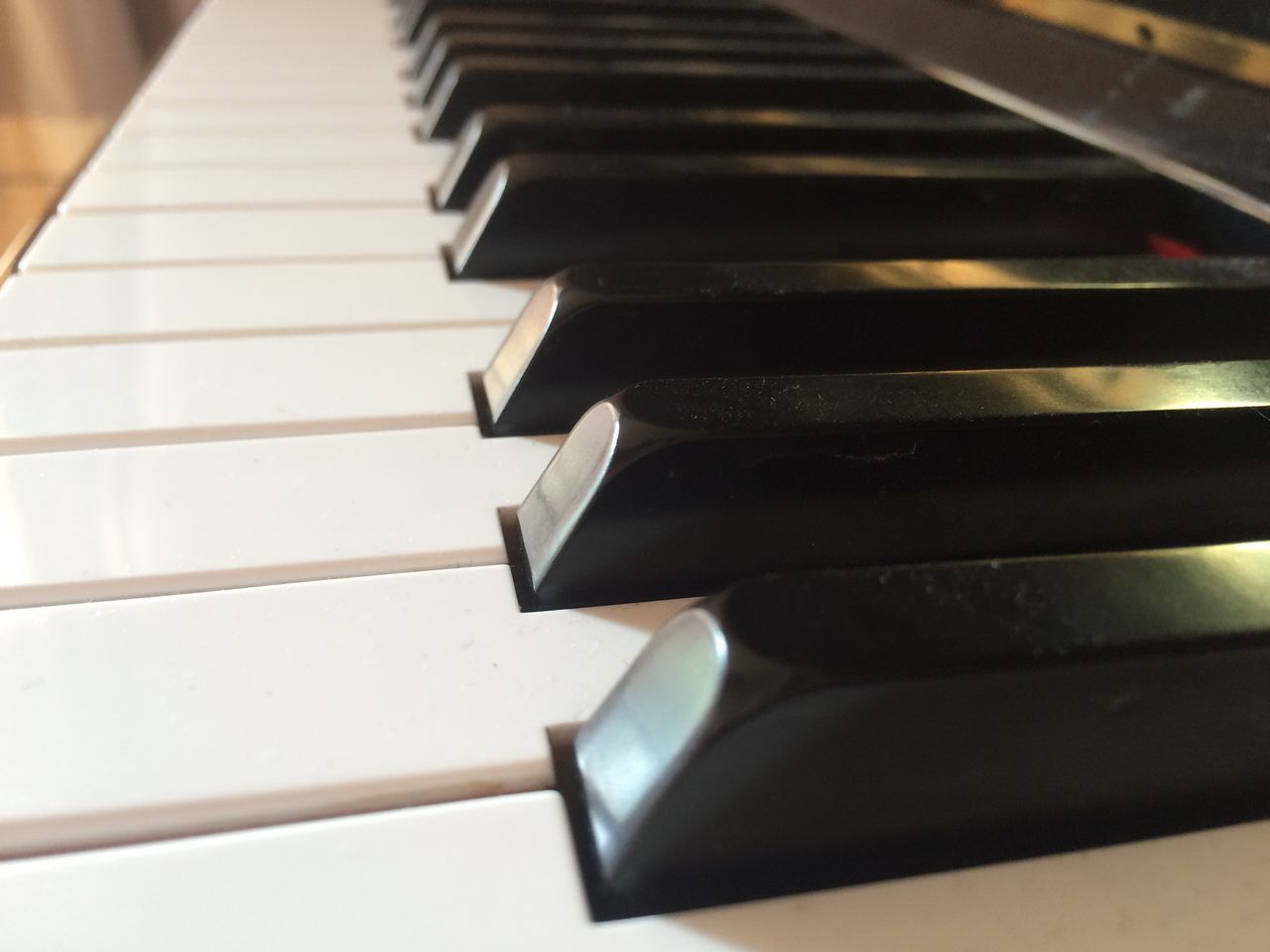 in a row, piano key, music, close-up, musical instrument, piano, indoors, repetition, focus on foreground, hobbies, full frame, differential focus