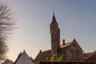 Low angle view of building against sky