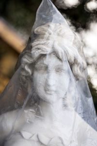 Close-up of buddha statue