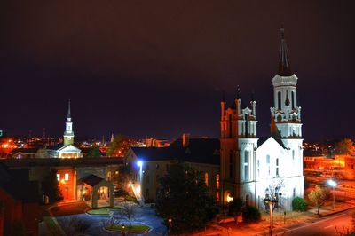 Church at night