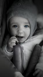 Portrait of cute baby