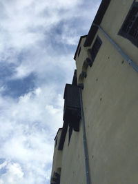 Low angle view of buildings against sky