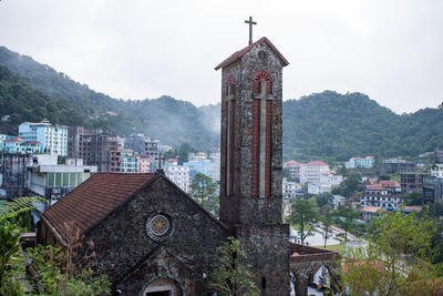 View of temple against sky