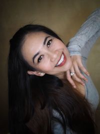 Portrait of a smiling young woman