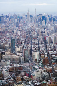 Aerial view of cityscape