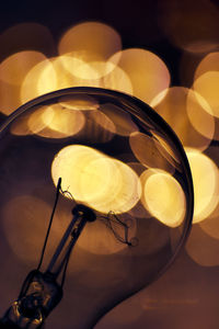 Close-up of eyeglasses on table