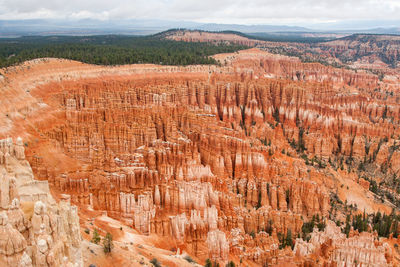 View of rock formations