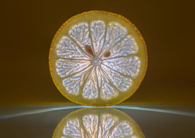 Close-up of lemon slices