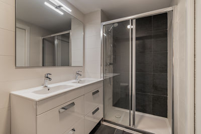 Interior of bathroom