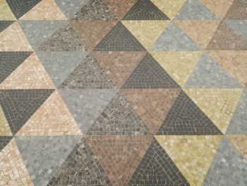 Full frame shot of tiled floor