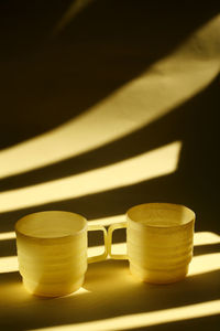 Close-up of coffee on table