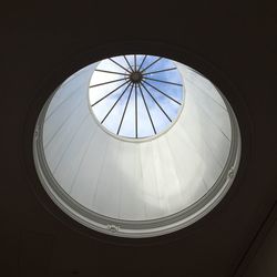 Low angle view of skylight