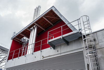 Low angle view of building against sky