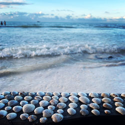 Stones on beach