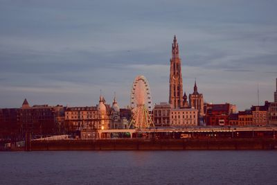 View of city at waterfront