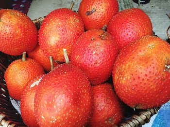 Close-up of strawberries