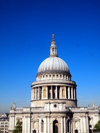 View of building against blue sky