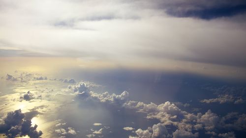 Low angle view of cloudscape against sky