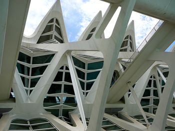 Low angle view of built structure against sky