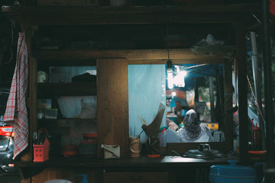 Interior of kitchen