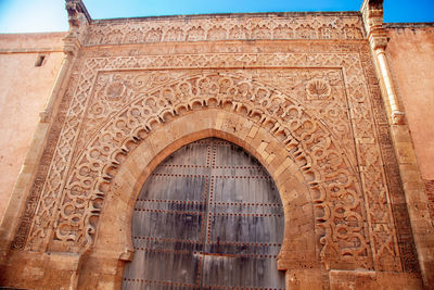 Low angle view of historical building