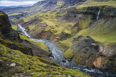 Scenic view of mountains