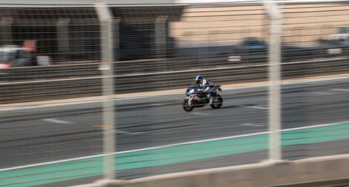 Bicycle riding motorcycle