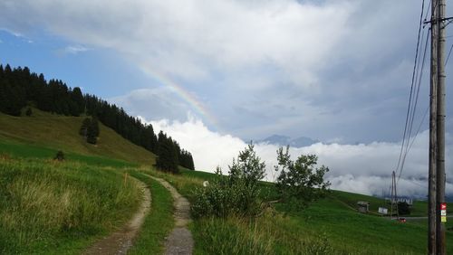 Panoramic view of landscape against sky