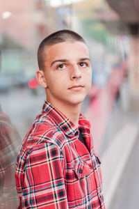 Portrait of young man