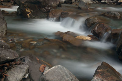 Long exposure image of waterfall