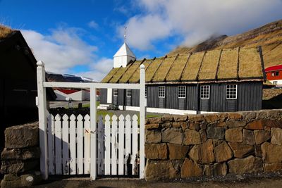 Exterior of buildings against sky