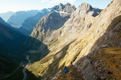 Scenic view of mountains