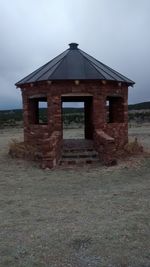 Built structures against the sky